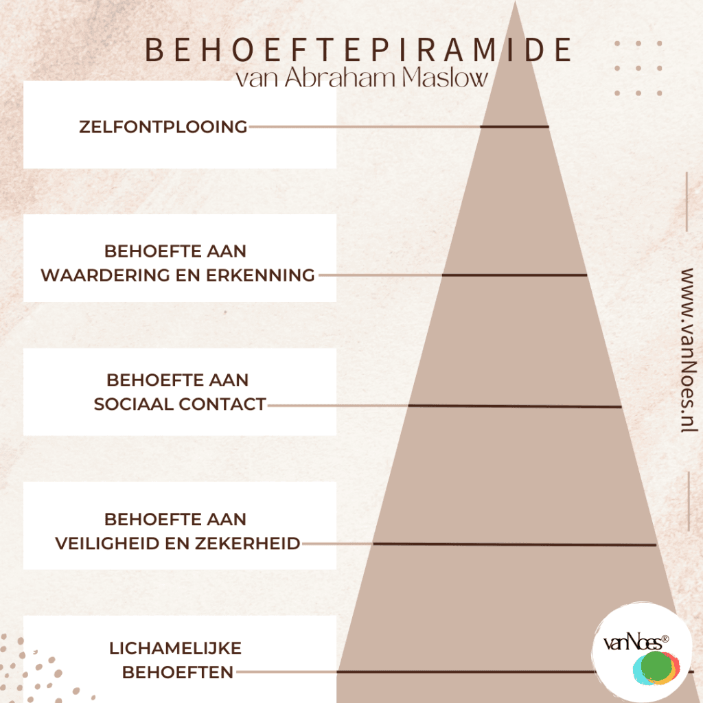 Behoefte piramide Maslow
Gedrag verklaren